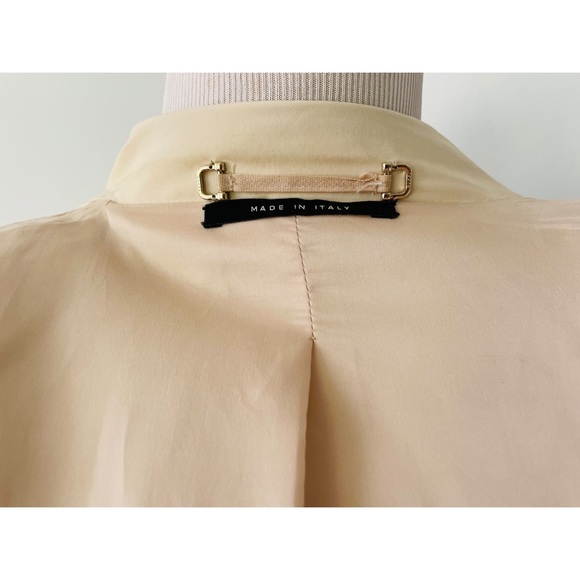 GUCCI Trench Coat Rain Jacket Signature Hardware Size 44 ITALY - Picture 10 of 17